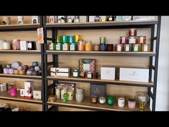 크리스마스를 위한 Handmade David 고약 석고 향수 치자나무 향초