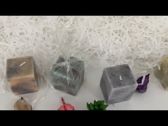 아로마 홈 뚜껑 양초 향이 나는 세라믹 간장 양초가 있는 4개 온스 항아리