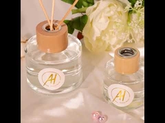 럭셔리 향수 오일 블랙 유리병 리드 디퓨저 100ml