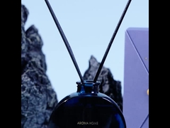 지팡이 선물 상자를 가진 포도 수확 우아한 훈장 유리병 갈대 유포자 100ml