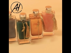 금 금속 뚜껑을 가진 향수 유리병 갈대 유포자 개인 상표 100ml