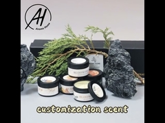 ODM 6개 Oz 주석 콘테이너 초 커피콩을 가진 빨간 녹색 둥근