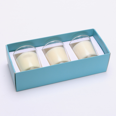 아로마홈 맞춘 아로마테라피 유리병은 웨딩 생일 동안 하얀 70g*3을 캔들