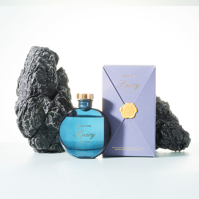 지팡이 선물 상자를 가진 포도 수확 우아한 훈장 유리병 갈대 유포자 100ml