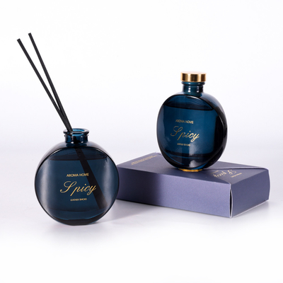 지팡이 선물 상자를 가진 포도 수확 우아한 훈장 유리병 갈대 유포자 100ml