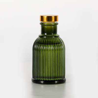 금 금속 뚜껑을 가진 정원 향수 유리병 갈대 유포자 개인 상표 100ml