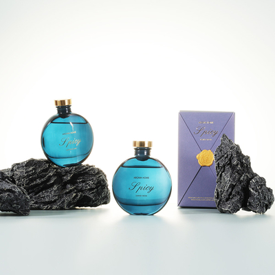 세트 선물 상자 호화와 아로마홈 새로운 범위 푸른 집 리드 확산기 100 Ml